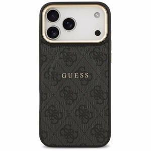 GUESS suojakuori IPHONE 17 Pro Max:lle MagSafe-yhteensopiva GUHMP17XP4MSEGCK (PU 4G W/ Classic) musta