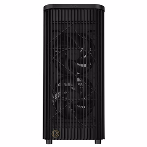 ASUS ProArt PA401 – mid-tower PC case with tempered-glass side panel and PWM fans, black