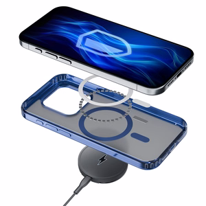 3mk Frosty MagCase Blue suojakuori Apple iPhone 15 Pro - sininen
