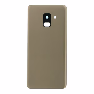 Takakuori Samsung A530 A8 2018:lle kultainen (kameralasilla) OEM