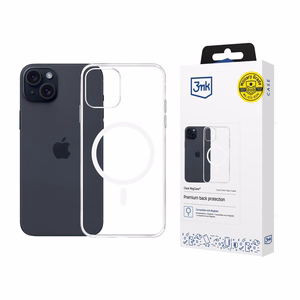 3mk Clear MagCase Apple iPhone 15:lle - läpinäkyvä