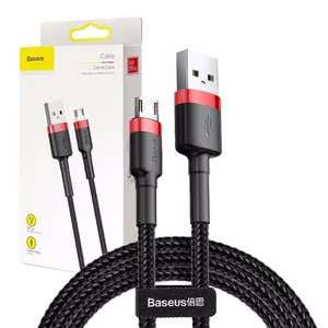 Baseus Cafule Micro USB -kaapeli 2A, 3 m, musta/punainen
