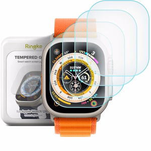 Ringke ID FC Glass 4-pack Karkaistu lasi Apple Watch Ultra 1 / 2 (49 mm)