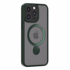 Comma Joy Shark Mag suojakuori iPhone 15 Plus tummanvihreä