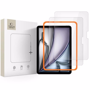 Tech-Protect Easy Set+ 2 kpl karkaistu lasi iPad Air 11 (2024/2025/2026) - läpinäkyvä