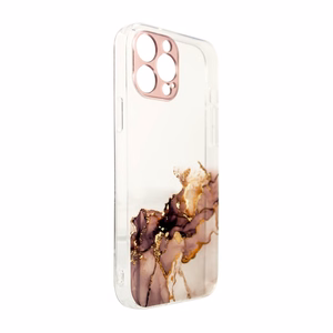Marmori Kotelo Xiaomi Redmi Note 11 Gel Cover Marble Ruskea