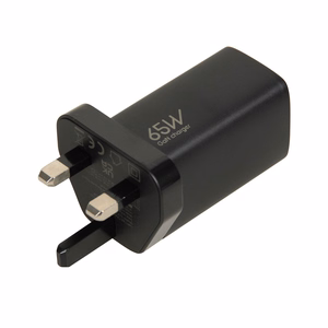iBOX C-65 musta, GaN 65W universaali laturi UK-pistoke
