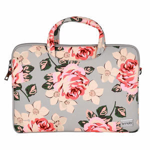 Wonder Briefcase Kannettava 15-16 tuumaa harmaa ja ruusut