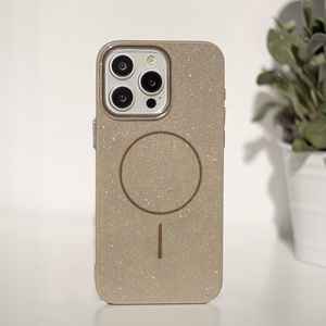 Glitter Thin Mag Suojakuori iPhone 17 Air 6,6 ruskea