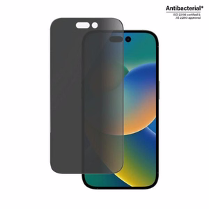 PanzerGlass Ultra-Wide Fit antibakteerinen yksityisyyspanssarilasi asennusapuvälineellä iPhone 14 Pro