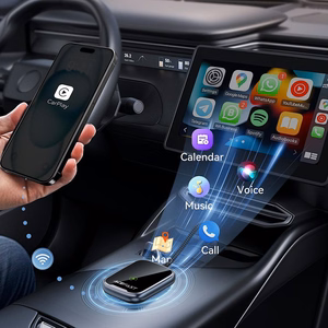 Acefast QC1 langaton CarPlay/Android Auto -adapteri musta