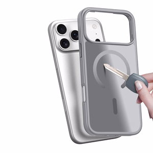 DUX DUCIS YIND Suojakuori MagSafe-yhteensopiva iPhone 17 Pro:lle (avoin rengas) - Harmaa