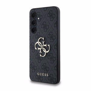 Guess 4G Big Metal Logo Suojakuori Samsung Galaxy A35:lle - musta
