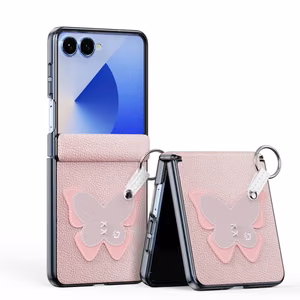 Dux Ducis Suojakuori LUVY Samsung Galaxy Z Flip 7:lle vaaleanpunainen