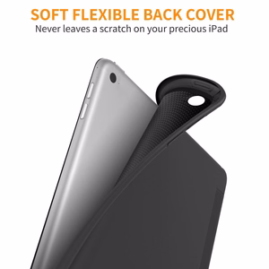 Tech-Protect SmartCase Suojakuori iPad 9.7 tuumaa 5 / 6 2017-2018 - Musta