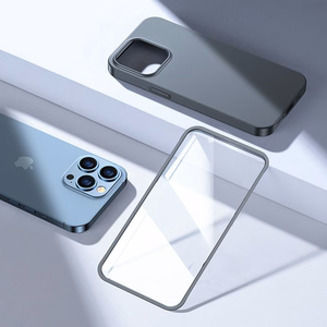 Joyroom 360 Full Case edessä ja takana kansi iPhone 13 Pro + karkaistua lasia näytönsuoja harmaa (JR-BP935 tranish)