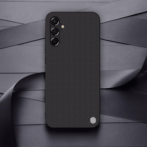Nillkin Textured Case vahvistettu nylon Suojakuori Samsung Galaxy A14 5G / Galaxy A14:lle musta