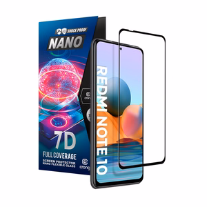 Crong 7D Nano Flexible Glass 9H full-screen hybrid protector for Xiaomi Redmi Note 10 5G