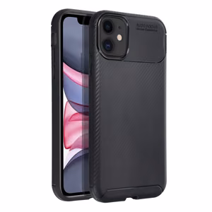 Suojakuori iPhone 11:lle Carbon Premium musta