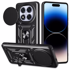Defender Slide Suojakuori Xiaomi Redmi Note 14 Pro Plus 5G (Global):lle musta