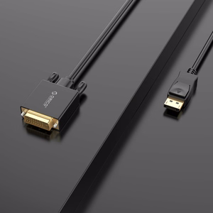 Orico XD-DTD DisplayPort–DVI, 4K-kaapeli, 2 m – musta