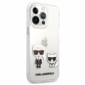 Karl Lagerfeld Karl & Choupette Suojakuori iPhone 13 Pro Max 6.7" - Läpinäkyvä