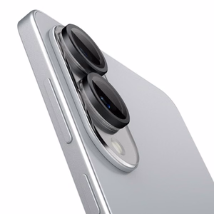 Spigen Optik Pro GLAS.TR Ez Fit 2-pack Kameransuoja Samsung Galaxy S25 Edge:lle - musta