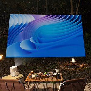 Yaber T2 Plus LCD FullHD 1080p Multimediaprojektori JBL Kaiuttimilla - Beige