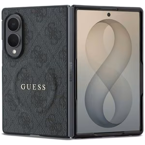 Musta Guess 4G Classic MagSafe -suojakuori Samsung Galaxy Z Fold8 -puhelimelle