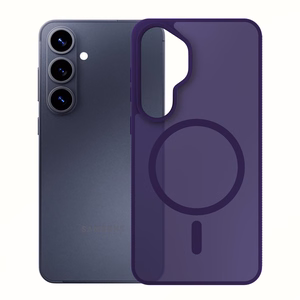 Samsung Galaxy S26+ – 3mk Smoke MagCase violetti puhelimen suojakuori