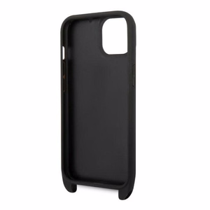 Karl Lagerfeld KLHCP14SSTKMK iPhone 14 6.1" musta/musta kovakuori Monogram Ikonik Patch