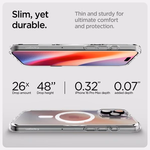 Spigen Ultra Hybrid Suojakuori iPhone 16 Pro:lle - valkoinen
