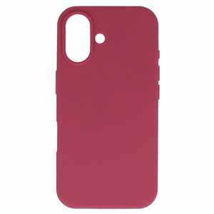 Silicone Lite Suojakuori iPhone 16:lle - viininpunainen