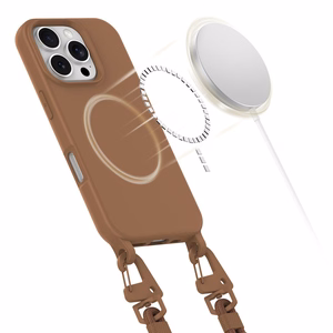 Tech-Protect MagNecklace MagSafe Suojakuori iPhone 16 Pro Max:lle - ruskea