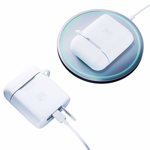 3mk Silicon AirPods suojakuori AirPods 2:lle - valkoinen