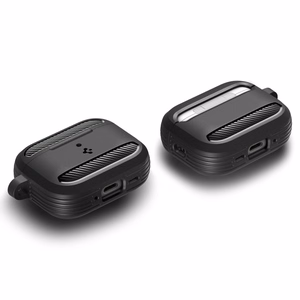 Spigen Rugged Armor Suojakuori AirPods 3:lle - Matta Musta