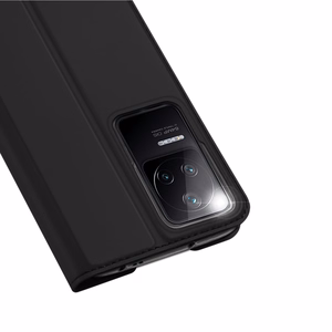 Dux Ducis Skin Pro Holster Cover Flip Cover Xiaomi Poco F4 5G:lle musta