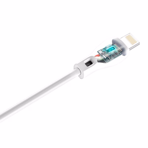 Dudao USB / Lightning -kaapeli 2.4A 1m valkoinen (L4L 1m white)