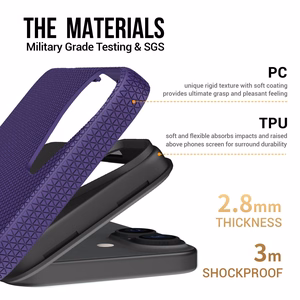 Perfectionists Triangle Mag Case iPhone 11 purple