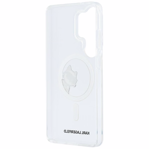 Karl Lagerfeld IML Peekaboo Choupette case for Samsung Galaxy S26 Ultra, with MagSafe, clear