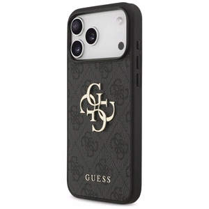 Case Guess PU 4G Metal Logo Strap Apple iPhone 17 Pro Max black