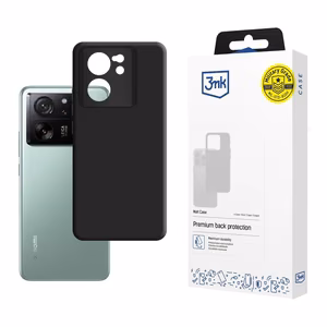 3mk Matt Suojakuori Xiaomi 13T:lle - musta