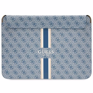 Guess 4G Printed Stripes cover for a 14" laptop - blue