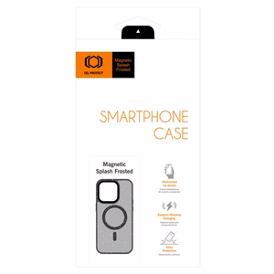 Tel Protect Magnetic Splash Frosted Case for Iphone 15 Pro Max Black