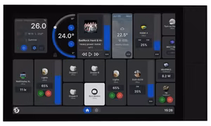 Control Panel 10.1" Shelly Wall Display XL WiFi/BLU (black)
