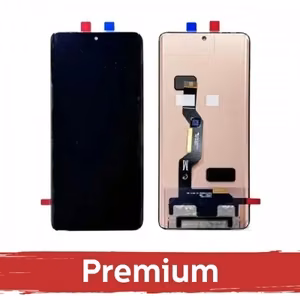 LCD-näyttö yhteensopiva Motorola Edge 50 / Edge 50 Pro 5G (2023) musta OEM