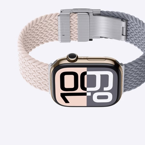 Set of 2 AmazingThing Blend Band for Apple Watch 45/46/49mm - Pink-Gray/Pink