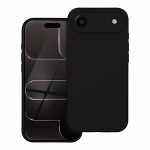 Silikoninen Suojakuori iPhone 17 AIR:lle 2mm yhteensopiva MagSafe musta