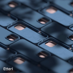 Etteri Silikoninen Mag suojakuori iPhone 16 Pro Max 6,9:lle tummansininen