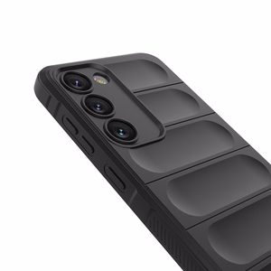 Magic Shield Suojakuori Samsung Galaxy S23+:lle joustava panssaroitu musta